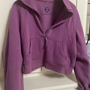 Lululemon Scuba Half Zip Vintage Plum XS/S.